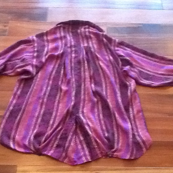 ANNE PINKERTON MAUVE BUTTON DOWN SHIRTDRESS SZ 6 - Picture 5 of 9